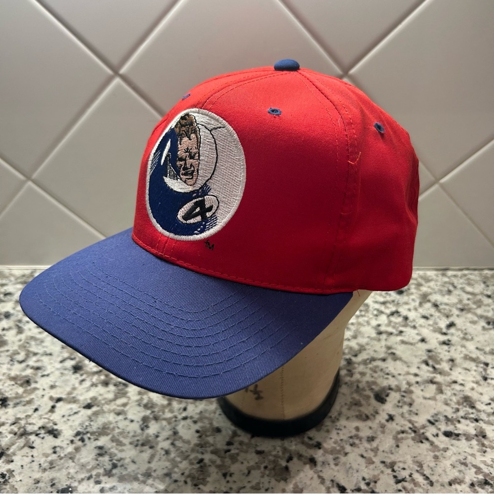 Vintage 1993 American Needle Marvel Mr Fantastic Fantastic Four Hat Cap SnapBack